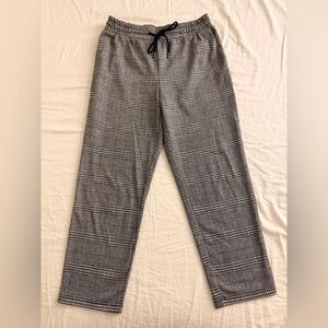 Gray Plaid Lounge Pants